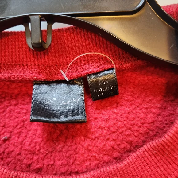 Disney Red Mickey Mouse Graphic Crewneck Sweatshirt - Picture 2 of 5